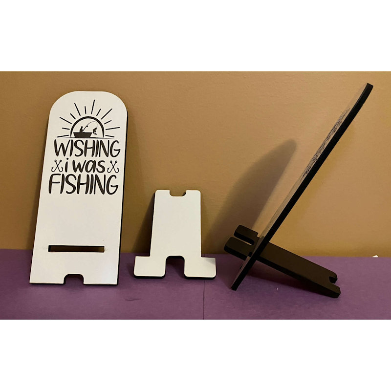 (image for) Cell Phone Holder - Wishin I Was Fishing